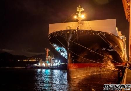 阳明海运新一代智能船“硕明轮”首航蛇口港