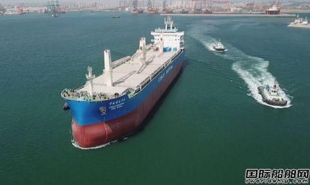 中国洋浦港首艘国际登记船舶“中远海运兴旺”轮交付首航