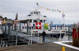 瑞士一艘邮轮被改成新冠疫苗接种中心