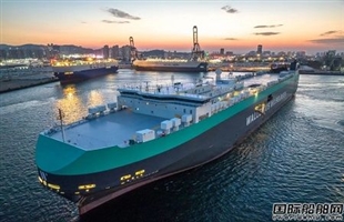 全球最长汽车运输船“TONSBERG”轮首次靠泊烟台港