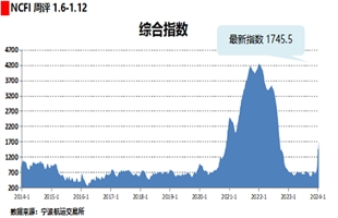 海上丝路指数：红海冲突影响持续综合指数继续上涨