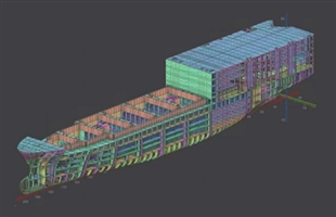 日本邮船使用3D模型开发多用途集装箱船基本设计图获批