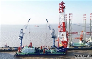 “定海神器”入列！世界最大打桩船启航